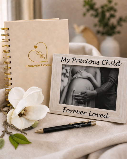 [4-Item Gift Set] My Precious Child Picture Frame and Journaling Set