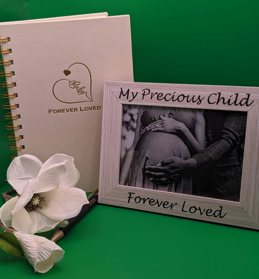 [4-Item Bundle] My Precious Child Picture Frame and Journaling Set - Personalizable