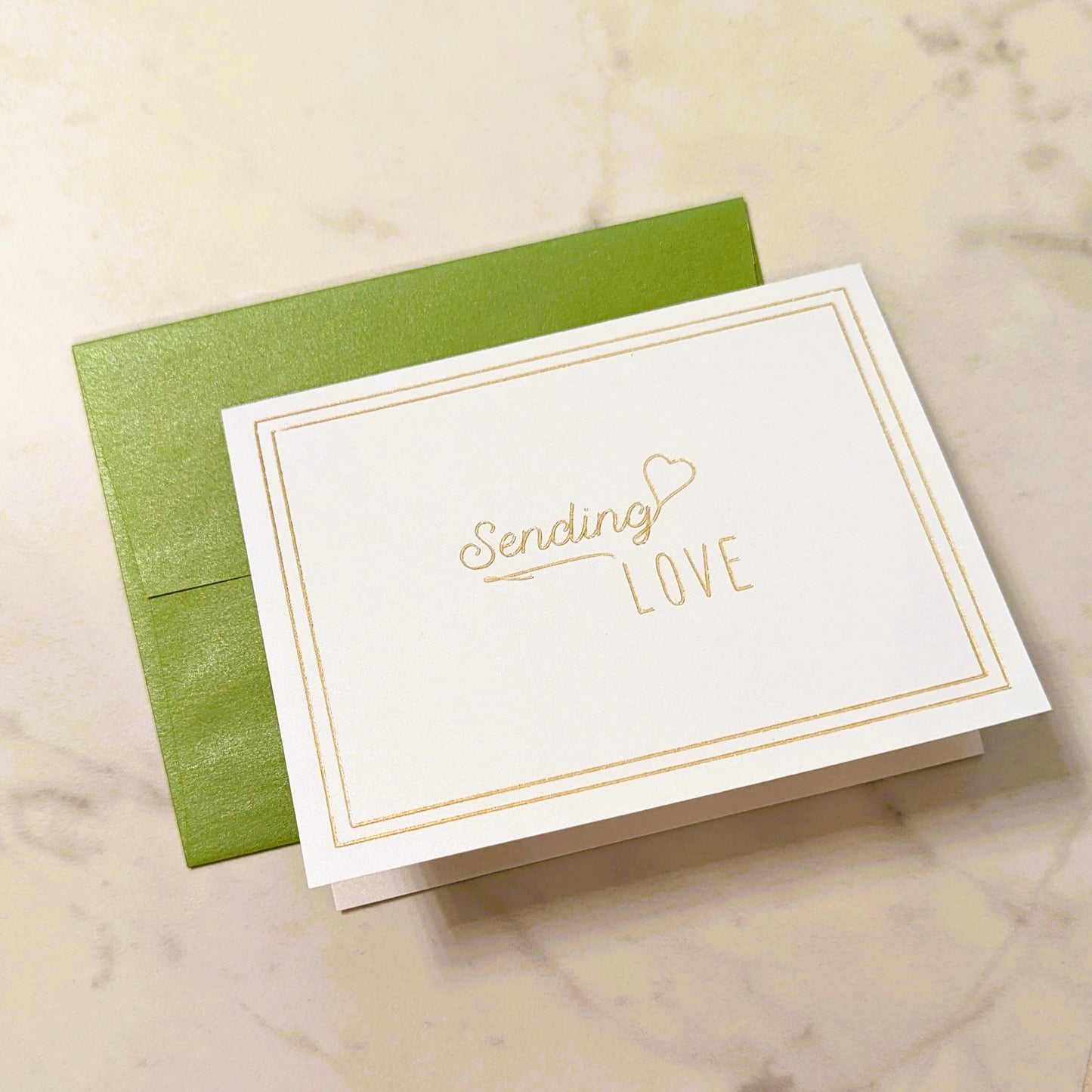 "Sending Love" Sympathy Card