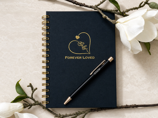 [3-Item Gift Set] Baby, Forever Loved Journaling Set